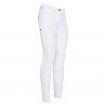 Pantalon d'équitation Euro-star Equitation Queen Diamond FullGrip été - Blanc