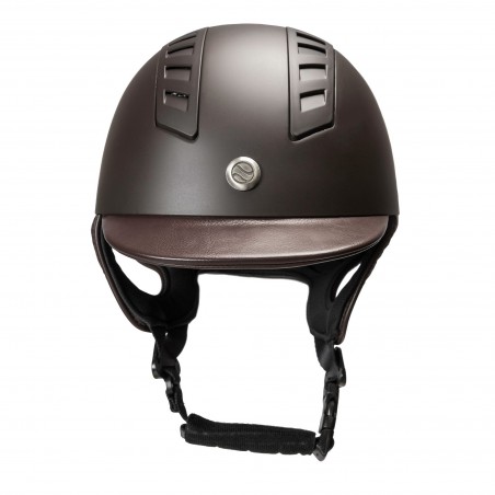 Casque EQ3 Back on Track lisse Marron