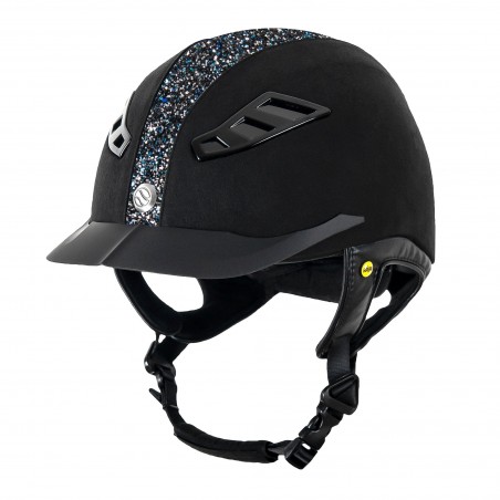 Casque EQ3 Lynx Back on Track Microfibre Strong Blue silver