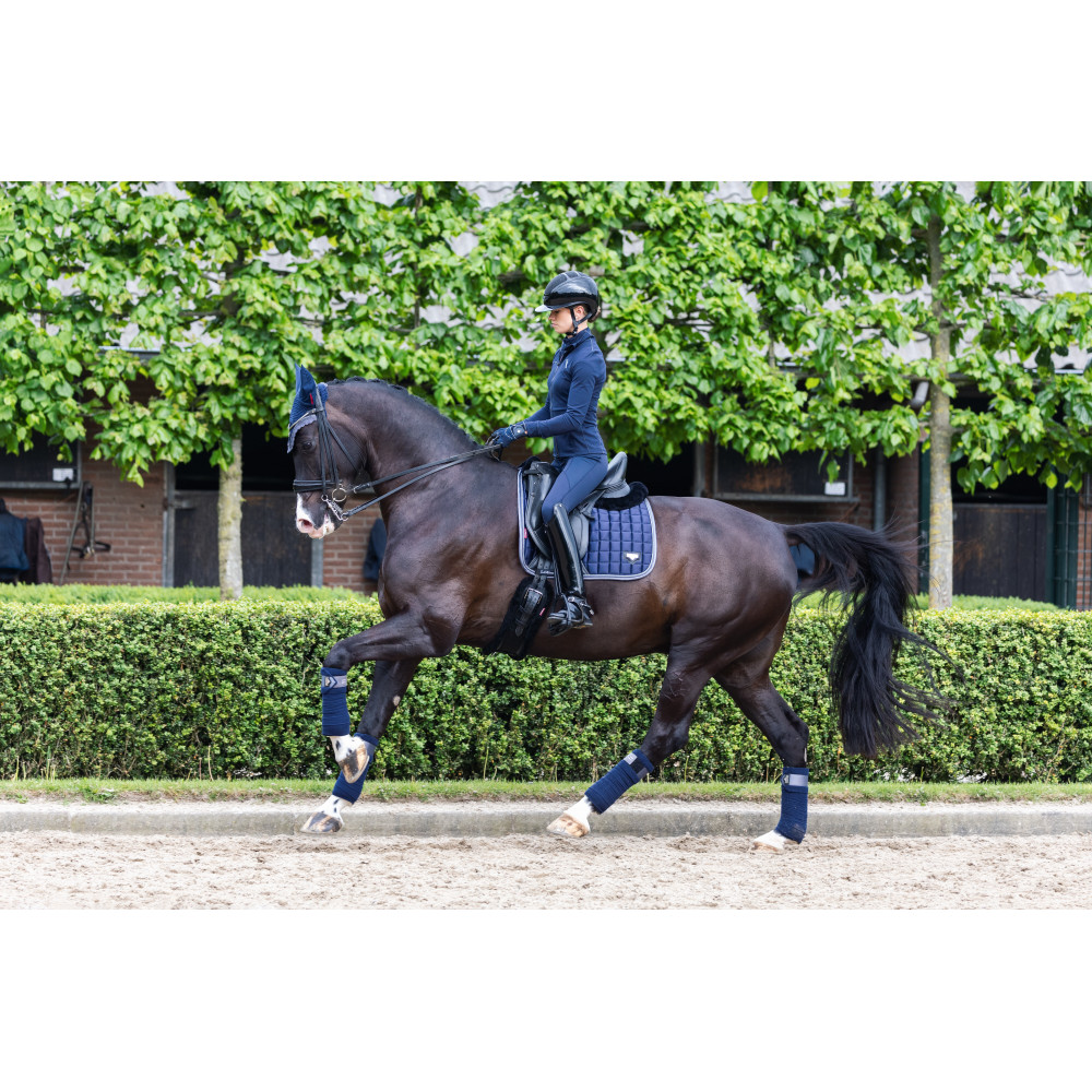 Tapis mixte Square Loire Classic Aqua Tapis de selle