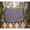 Tapis de selle Pénélope Classique - Gris foncé