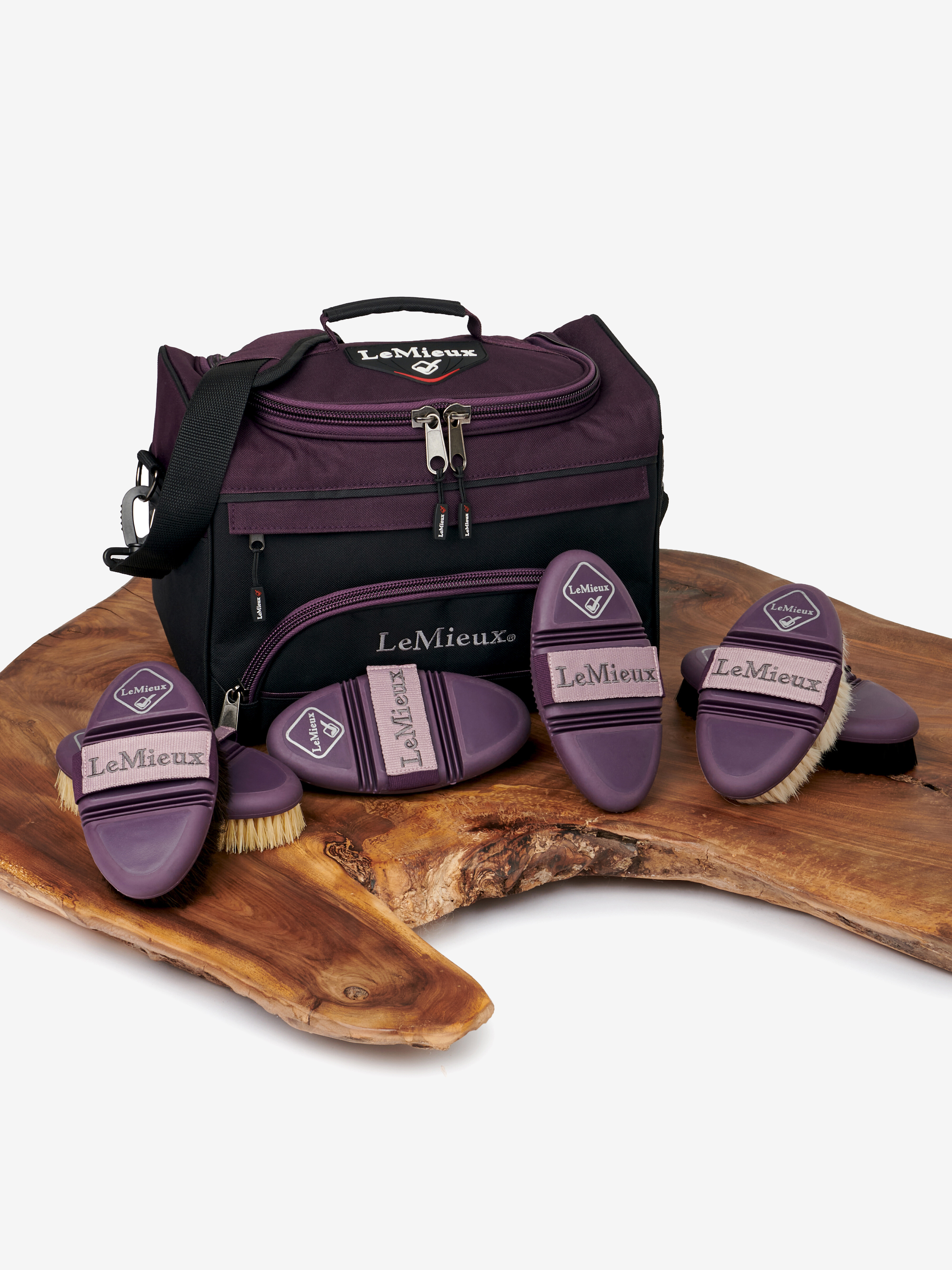 Sac de pansage LeMieux ProKit Lite Grooming Figue Violet