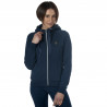 Sweat zippé femme Tazlina Flags & Cup - Bleu marine