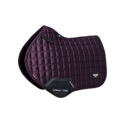 Tapis de selle bordeaux pour l'équitation