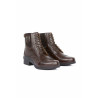 Boots Cuir lacets devant Jupiter femme B Vertigo - Marron foncé