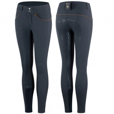 Pantalon d'équitation fond de peau Enfant Horze Aubrey