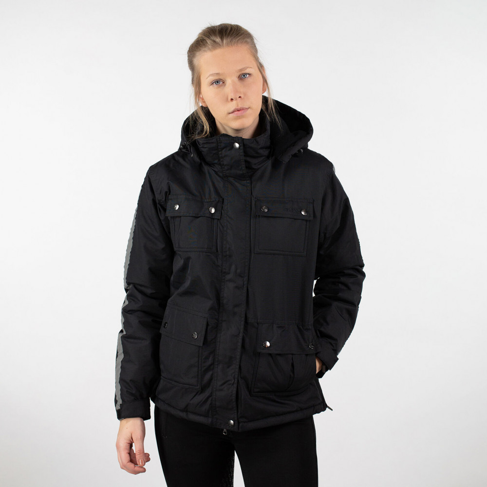 Veste sans manche équitation chaud enfant - Noir FOUGANZA