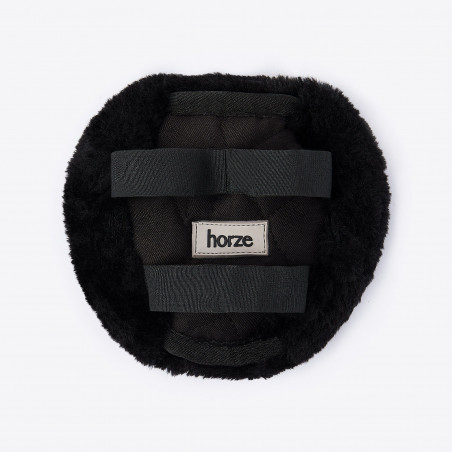 Fourreaux de collier de chasse en fausse fourrure Narvik Horze Noir