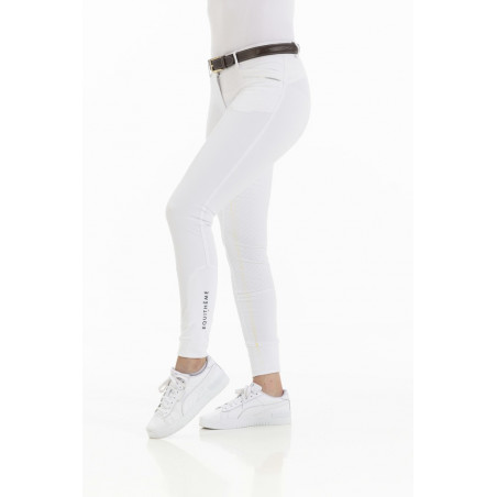 Pantalon Equithème Kendal fond silicone Blanc