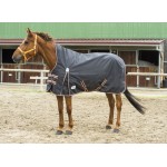Couverture Equi-Theme Tyrex 1200 D High Neck 150g Gris / orange Couverture Equi-Theme Tyrex 1200 D High Neck 150g Gris / orange