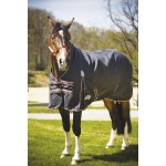 Couverture Equi-Theme Tyrex 1200 D High Neck 150g Gris / orange Couverture Equi-Theme Tyrex 1200 D High Neck 150g Gris / orange