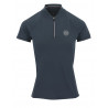 Polo Equithème Emma manches courtes - Bleu marine