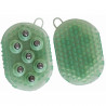 Etrille de massage boules T de T - Vert