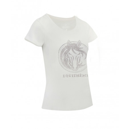 T-shirt Equithème Magali Blanc