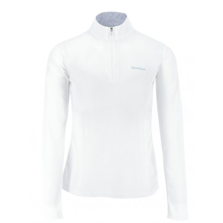 Polo Equithème Mesh manches longues coupe cintrée
