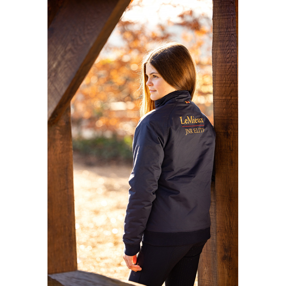 Haut Bleu Marine Manches Courtes LeMieux Taille 11-12 Ans Young Rider – Occasion Bon État