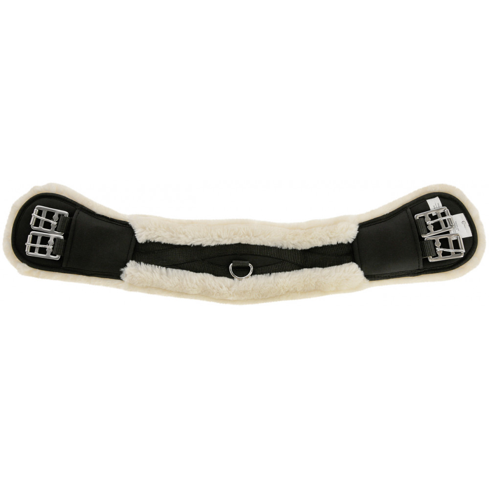 Sangle Courte En Caoutchouc Synthétique Anatomique Pour Cheval - 55 Cm, Pour Selle De Dressage Ou Freedom
