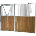 Façade standard de box barreaudée / bois La Gée