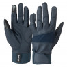 Gants extensibles Horze femme poignets néoprène - Bleu marine foncé