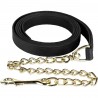 LONGE EN BETA AVEC CHAINE SIMPLE - Noir