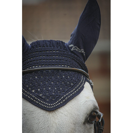 Bonnet pour chevaux New Strass Pénélope Noir