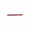 Gourmette en cuir Lakota - Marron