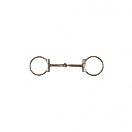 Mors western en D Pool's acier inoxydable inserts en cuivre