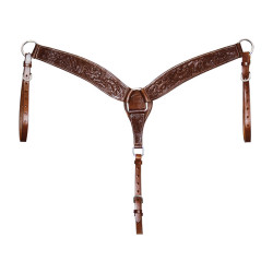 HILASON Western Horse Headstall Ensemble de colliers de poitrine en