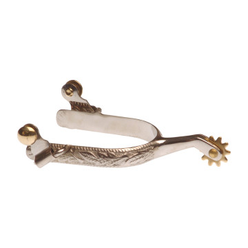Paire D'éperons Western Rowels Pour Jeune Ou Femme – Occasion