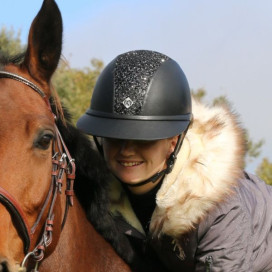 Bombe équitation paillette