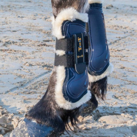 Guêtres bleu marine