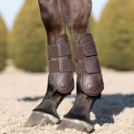Guêtres en cuir cheval