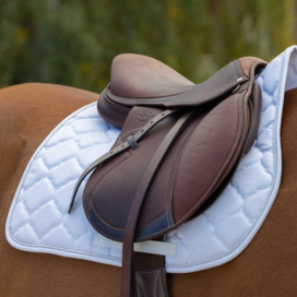 Tapis blanc cheval