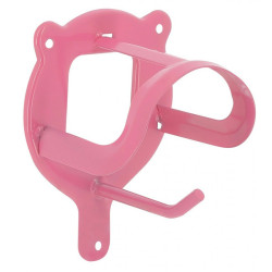 Porte bride gainé vinyle Rose