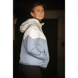 Blouson Pénélope Lecciblock Bleu artic Blouson Pénélope Lecciblock Bleu artic