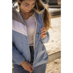 Blouson Pénélope Lecciblock Bleu artic Blouson Pénélope Lecciblock Bleu artic