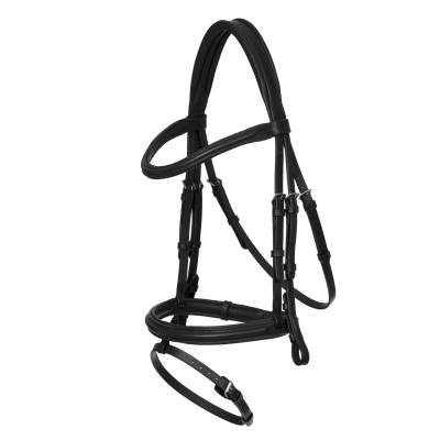Bridon LeMieux Arika muserolle combinée Noir / argent