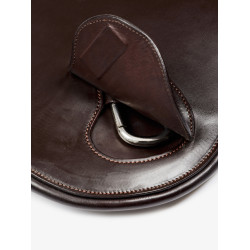 Sangle courte anatomique LeMieux Gel-Tek avec aimant Marron Sangle courte anatomique LeMieux Gel-Tek avec aimant Marron