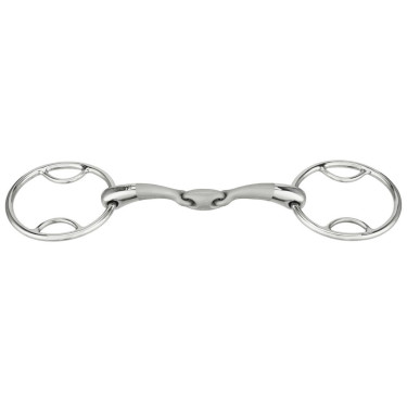 Mors 2 anneaux Sprenger Satinox à passes double brisure Mors 2 anneaux Sprenger Satinox à passes double brisure