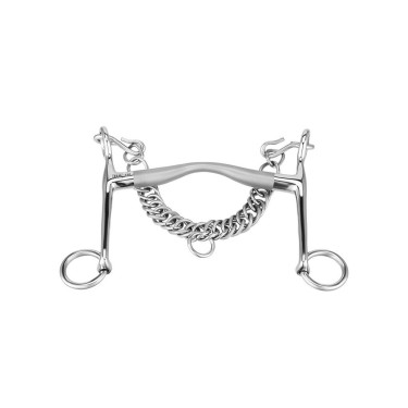 Mors de bride Sprenger Satinox branches longues 7 cm