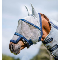 Masque anti-mouches Horseware Rambo Plus Argent / bleu