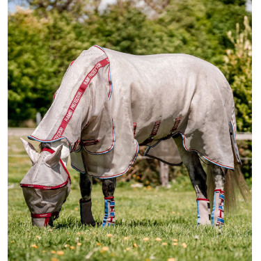 Couverture anti-mouches Horseware Rambo Protector avec disque Couverture anti-mouches Horseware Rambo Protector avec disque