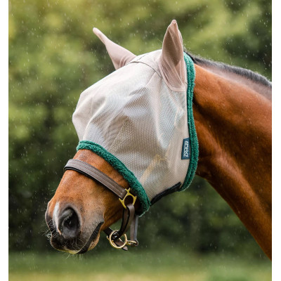 Masque anti-mouches Horseware Amigo Beige / vert