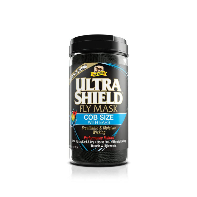 Masque anti-mouches avec oreilles Absorbine Ultrashield Masque anti-mouches avec oreilles Absorbine Ultrashield