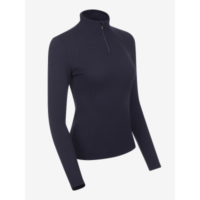 Baselayer texturé zippé LeMieux Alice Bleu marine