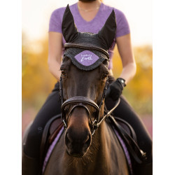 Bonnet anti-mouches LeMieux Earth Chardon Violet Bonnet anti-mouches LeMieux Earth Chardon Violet