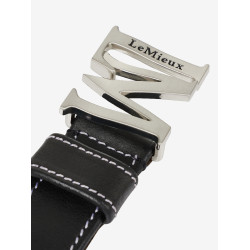 Ceinture monogramme LeMieux Noir
