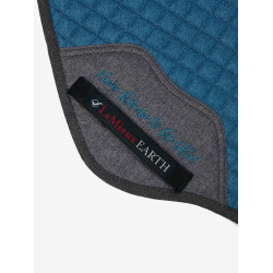 Tapis de selle LeMieux Earth Close Contact Ocean Bleu
