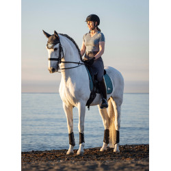 Tapis de selle LeMieux Earth Dressage Square Ocean Bleu Tapis de selle LeMieux Earth Dressage Square Ocean Bleu