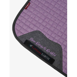 Tapis de selle LeMieux Earth Dressage Square Chardon Violet